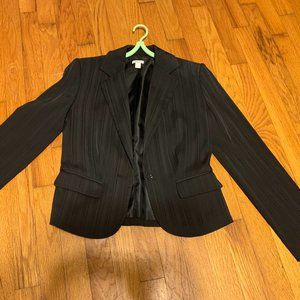 Apt.9 petite Striped suit blazer